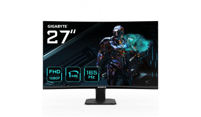 GIGABYTE GS27F 27&quot; FHD Gaming Monitor - 1920 x 1080, 165Hz, 1ms, 300 cd/m², FreeSync Premiu