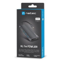 MULTIPORT ADAPTER NATEC FOWLER 2 V2 USB-C 8IN1 HUB ->USB 3.0 3X, HDMI 4K, USB-C, RJ45, SD, MICRO SD