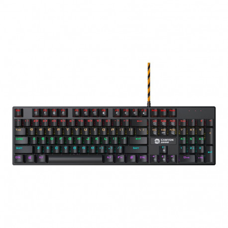 CANYON keyboard Deimos GK-4 Rainbow US Wired Black
