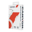 CANYON cable UC-44 USB-C to USB-C 240W 40Gbps 4k 1m White