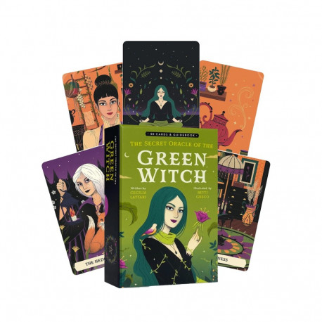 US Games Systems The Secret Oracle Of The Green Witch Cards