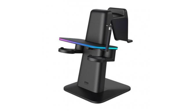 RGB Vertical Stand Meta Officially Co-Branded Kiwi Design QC03 for Meta Quest 3/Quest 2/Quest PRO Bl