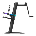 RGB Vertical Stand Meta Officially Co-Branded Kiwi Design QC03 for Meta Quest 3/Quest 2/Quest PRO Bl