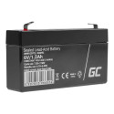 GREEN CELL Battery AGM 6V 1.2Ah