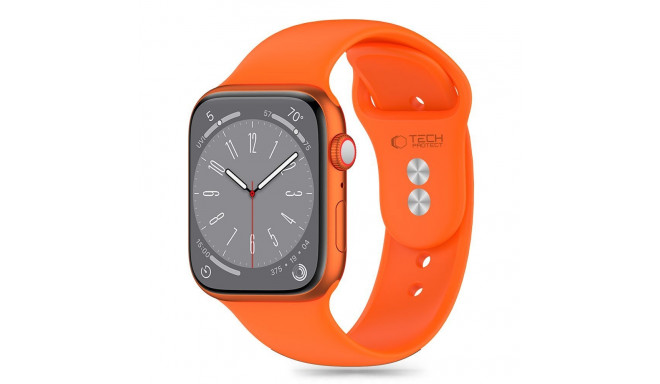 TECH-PROTECT SILICONE APPLE WATCH 6 / 7 / 8 / 9 / 10 / SE (40 / 41 / 42 MM) BRIGHT ORANGE