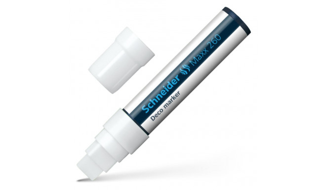 Chalkmarker, 2-15 mm, SCHNEIDER "Maxx 260", white