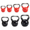 Kettlebell HMS KTC12 BLACK cast iron knurled handle