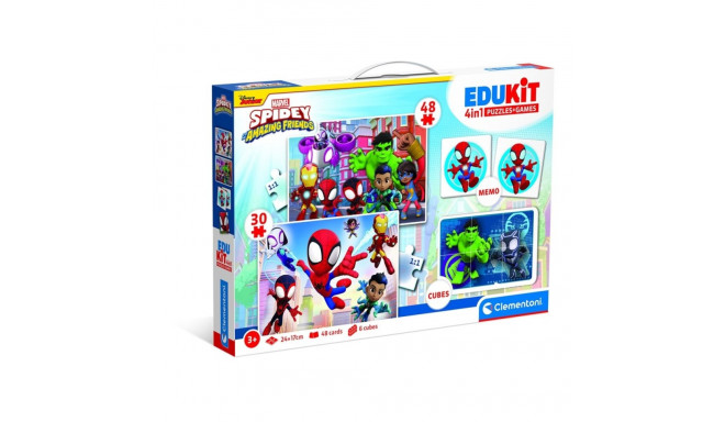 PUZZLE/MÄNG 4IN1 SPIDEY
