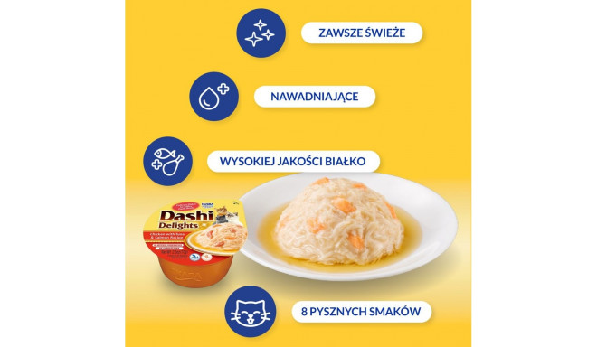 INABA Dashi Delights kana tuunikala ja lõhe puljong kassimaius 70g