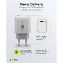 Goobay vooluadapter 20W 230V USB-C PD Fast charge , valge