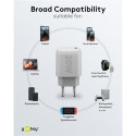 Goobay vooluadapter 20W 230V USB-C PD Fast charge , valge
