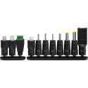 goobay Universal power adapter 230V/3-12V DC 1A, including 11 adapters