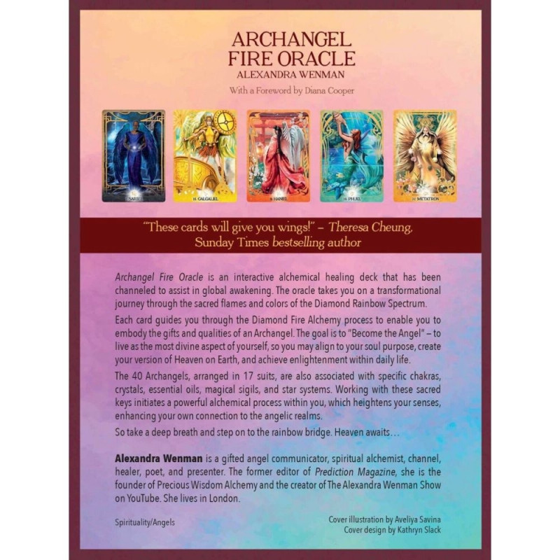 Findhorn Press Archangel Fire Oracle Cards - Mängukaardid - Photopoint