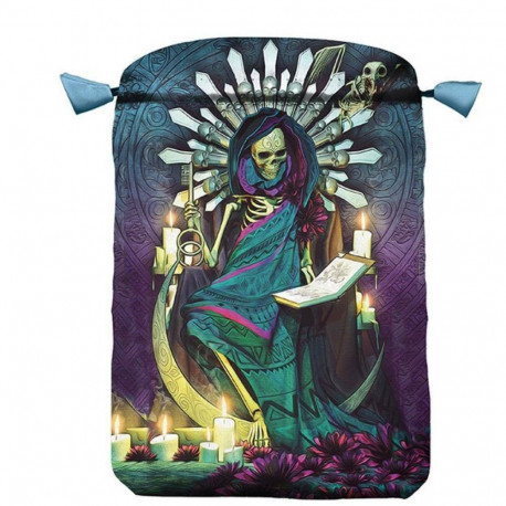 Lo Scarabeo Santa Muerte Satin Card Bag