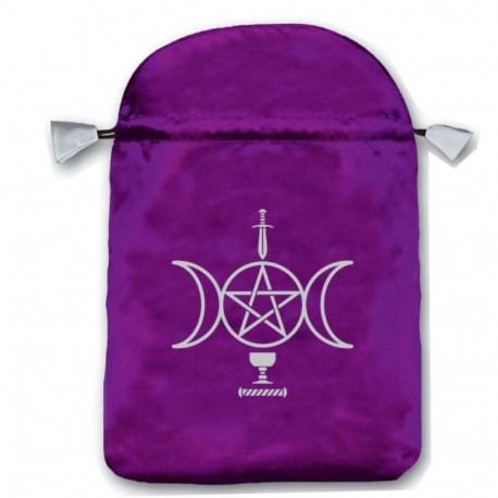 Lo Scarabeo Sensual Wicca Satin Purple Card Bag