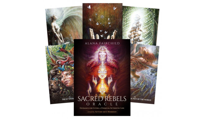 Blue Angel Sacred Rebels Borderless Oracle Cards