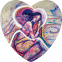 Blue Angel Lovers Oracle Cards