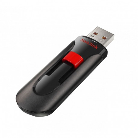 Sandisk Flash Drive Cruzer Glide 64 GB   USB 2.0  Black