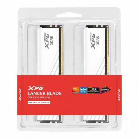 XPG mälukomplekt Lancer Blade DDR5 6000 32GB 2x16 CL30 RGB, valge