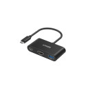 USB-C Hub 3-in-1 4K HDMI Grey