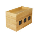 LOGILINK KAB0076 Cable box 255x140x165 mm bamboo