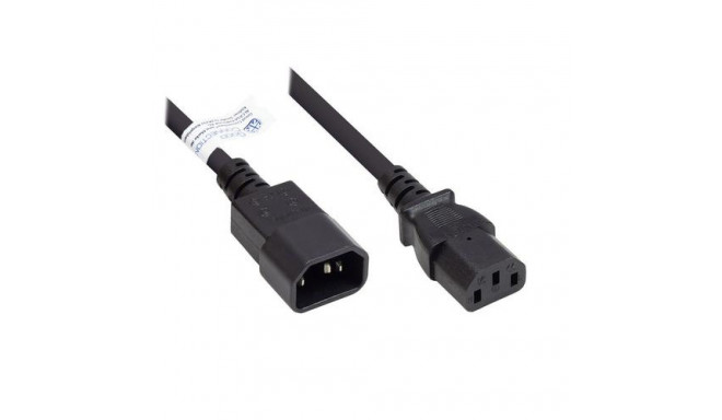 Alcasa P1430-S015 power cable Black 1.5 m C14 coupler C13 coupler