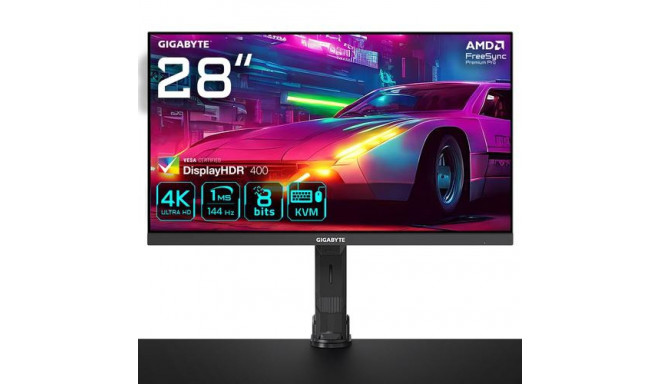 GIGABYTE M28U 28&quot; 4K UHD Arm Edition Gaming Monitor - 3840 x 2160, 144Hz, 1ms, 250 cd/m², F