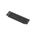 Lanberg AK-1104-B rack accessory Brush panel