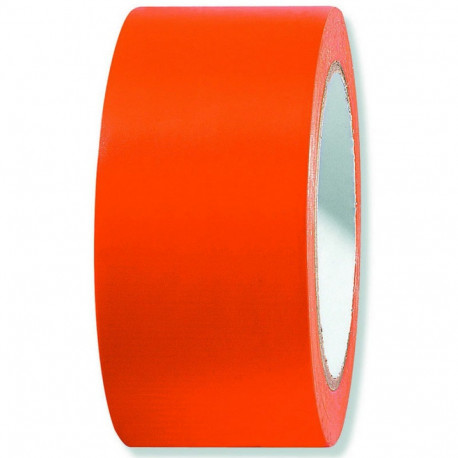 PVC kleeplint 50mm x 33m, UV, oranž, sile