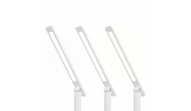 LED desk Lamp 10W, 3000/4500/6000K, induction charging, touch control, dimmer, white, LTC