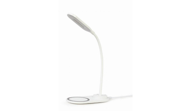 MOBILE CHARGER WRL DESK LAMP/WHT TA-WPC10-LED-01-W GEMBIRD