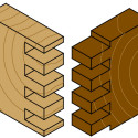 GREY TEMPLATE FOR DOVETAIL JOINTS 12,7MM.