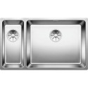 Blanco Andano 500/180-U Polished steel sink with InFino stopper, right bowl (522989)