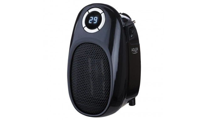 Adler Thermofan Easy Heater AD 7726 keraamiline 400 W 2 võimsustaset kuni 32 m² ruumidele must