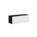Cama full storage cabinet ROCO RO1 112/37/39 black/black/white Cama full storage cabinet ROCO RO1 112/37/39 black/black/white