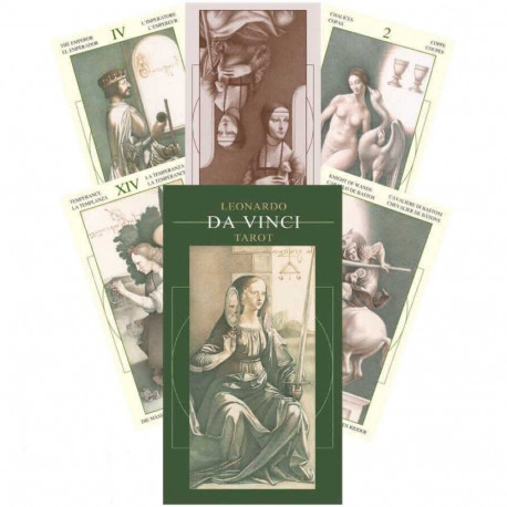 Tarot Cards - Lo Scarabeo Leonardo Da Vinci 78 Cards 6.6 x 12 cm