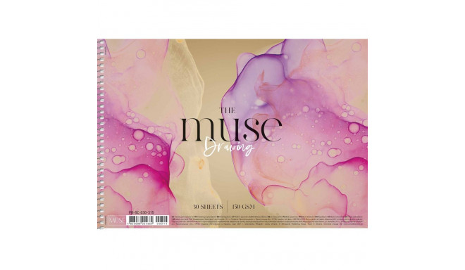 Joonistusplokk Muse, 30 lehte, A4, 150 g/m²