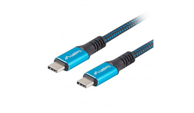 Cable USB-C M/M USB4 0.5m 100W 8K 60HZ black-blue