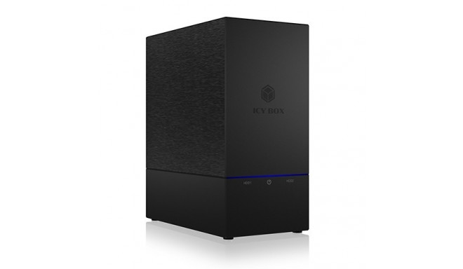 The ICY BOX IB-RD3621-C31 is an external dual-bay RAID enclosure designed for two 3
