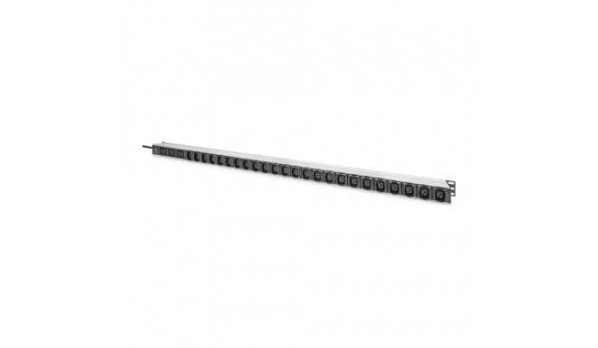 DIGITUS vertikaalne PDU IT BASIC 16A 24 x C13 3 x C19 1-faasiline 3m kaabel IEC309 16A pistik