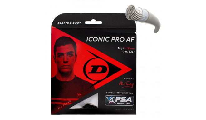 Strings for squash racket DUNLOP ICONIC PRO AF 18g/1,18mm 10m