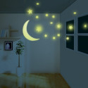 TOY 4M STICKERS SET GLOW MOON 12 STARS