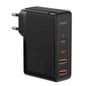 Baseus USB laadija GaN2 Pro Quick 2xUSB + 2xUSB-C 100W EU, must