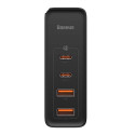 Baseus USB laadija GaN2 Pro Quick 2xUSB + 2xUSB-C 100W EU, must