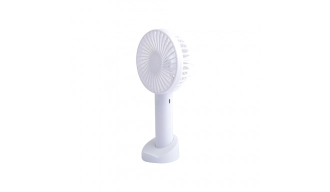 44-504# USB akuga kaasaskantav ventilaator valge