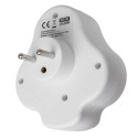 Gniazdko prądowe Maclean, rozgałęźnik z 2 gniazdami i USB A/C 2.4A, typu E, 2x16A, MCE336 E Gniazdko prądowe Maclean, rozgałęźnik z 2 gniazdami i USB A/C 2.4A, typu E, 2x16A, MCE336 E