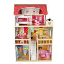 Domek drewniany dla lalek - willa D11252