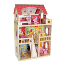 Domek drewniany dla lalek - willa D11252