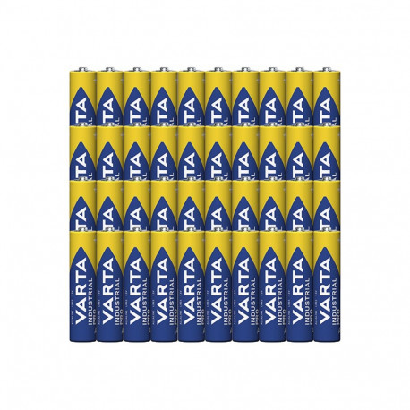 82-613# Leelispatarei AAA LR3 Varta Industrial folioalus