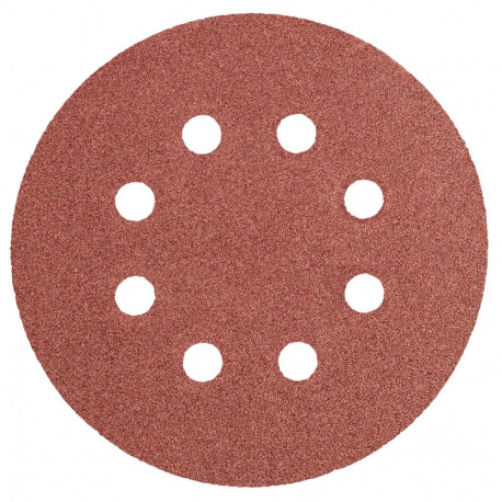 125 mm lihvimiskettad K100, 5 tk, 8 avaga